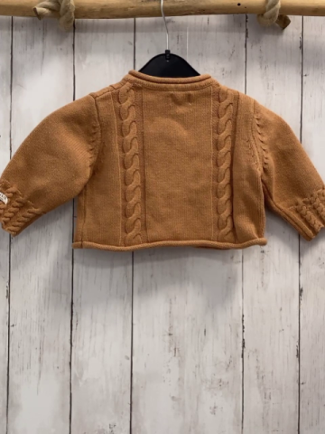 Donsje  Strickjacke  Gr. 74   ocker Zöpfe 