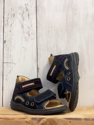 Richter  Sandalen  Gr. 20  blau beige Bund 