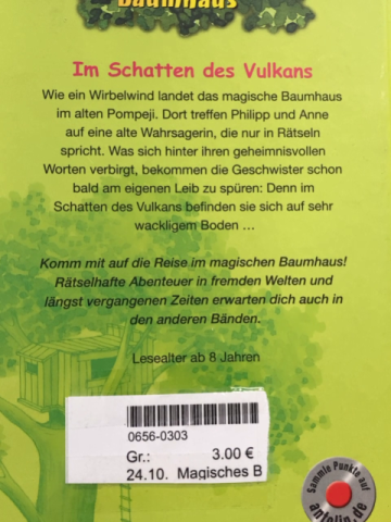 Magisches Baumhaus  Buch Im Schatten des Vulkans 