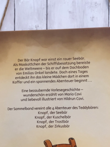  Buch Knopf der Bär 