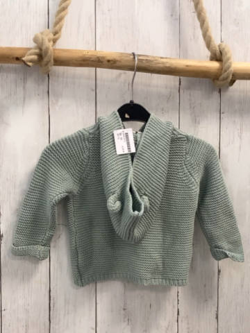 Strickjacke Gr. 68  mint Kapuze