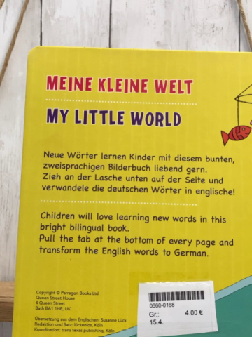   Pappbuch Meine kleine Welt / My Little World 
