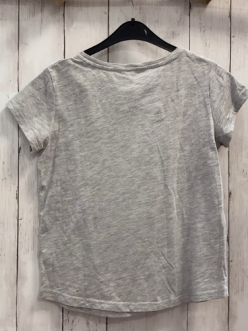 H&M  T-Shirt  Gr. 152  grau Pailetten-Mickey-Mouse Kopf 