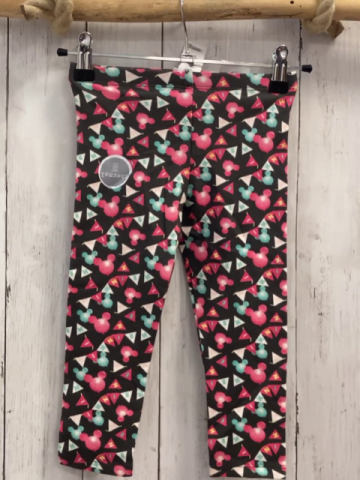 neu  Leggings Gr. 98  dunkelgrau Minnie Mouse Köpfe reiecke 