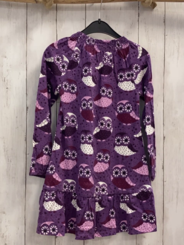 H&M  Kleid  Gr. 116  lila Eulen Punkte 