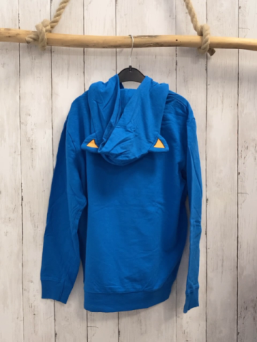 Sonic  Pullover  Gr. 140  blau Kapuze Sonic 