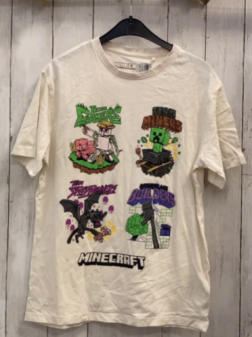 Minecraft  T-Shirt  Gr. 152  weiß Bilder Minecraft 