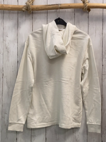 H&M  Pullover  Gr. 146/152  weiß Sonic schwarze Schrift Kapuze 