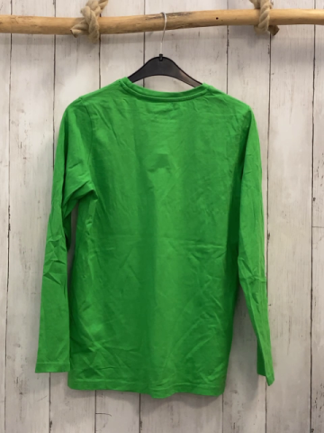 Minecraft  Langarmshirt  Gr. 152  grün Figuren Schrift 