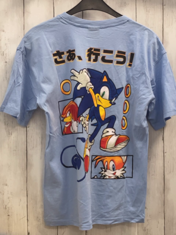 Sonic  T-Shirt  Gr. 158  hellblau Soni Schrift 