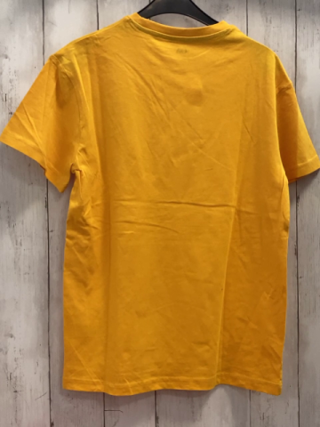   T-Shirt  Gr. 158  gelb schwarz weiße Schrift 