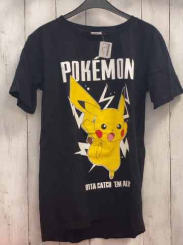 Pokémon  T-Shirt  Gr. 158  schwarz Pokémon Pikachu weiße Schrift 