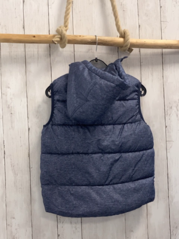 H&M Weste Gr. 134  blau meliert