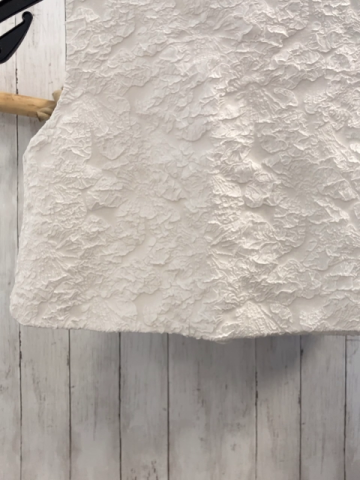 2tlg H&M Sommerbluse + Rock Gr. 122  weiß Struktur