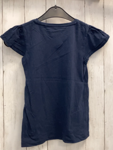  T-Shirt Gr. 128  blau Eiscreme Glitzer