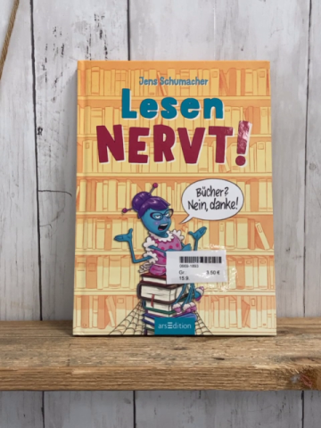   Buch Lesen nervt! Bücher? Nein,danke!