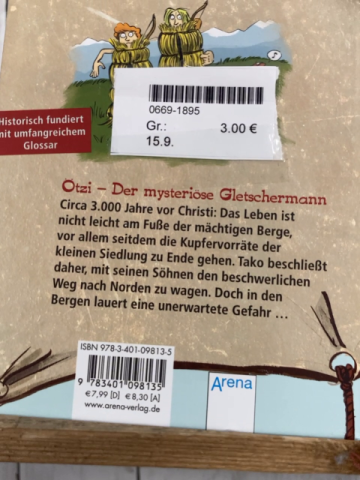   Buch Ötzi, Die Verfolgungsjagd in der Steinzeit 
