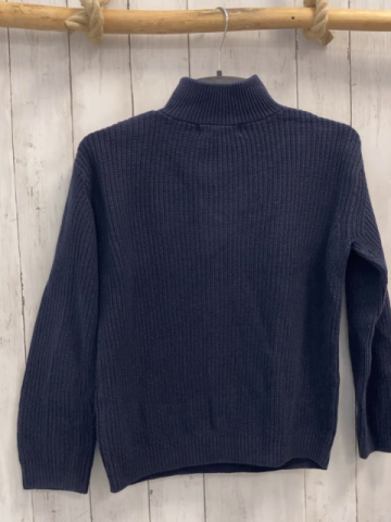 H&M  Pullover  Gr. 134/140  blau Strick Reißverschluss 