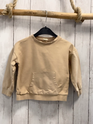 Alana  Pullover  Gr. 98  beige Bauchtasche 