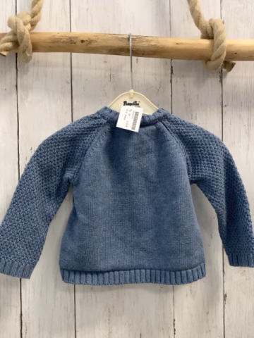 Alana  Pullover  Gr. 68  hellblau Strick Ärmel mit Struktuer 