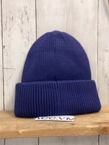 neu Vero Moda  Mütze One Size lila Strick Rechteck mit orange Rand NP 19,99 € 