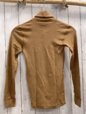 neu Dilling  Langarmshirt  Gr. 146/152  ocker Rollkragen 100  % Merinowolle 