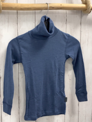 neu Dilling  Pullover  Gr. 110/116  blau Rollkragen 100  % Merinowolle 