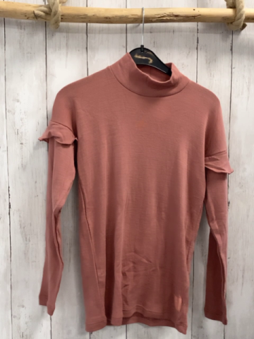 neu Dilling  Pullover  Gr. 146/152  altrosa Rollkragen 100  % Merinowolle 