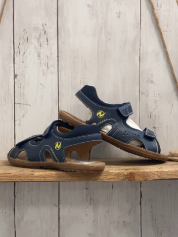 neu Naturino  Sandalen  Gr. 34  "Himmel" dunkelblau weiße Nähte 