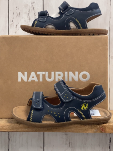 neu Naturino  Sandalen  Gr. 29  "Himmel" dunkelblau weiße Nähte 