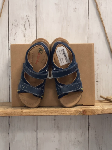 neu Naturino  Sandalen  Gr. 28  "Himmel" dunkelblau weiße Nähte 
