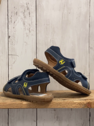 neu Naturino  Sandalen  Gr. 28  "Himmel" dunkelblau weiße Nähte 