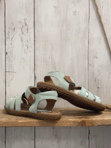 neu Naturino  Sandalen  Gr. 30  mint Summer Band Velours Leder 