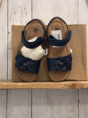 neu Naturino  Sandalen  Gr. 28  blau mit Rosetten Spring Nappa 