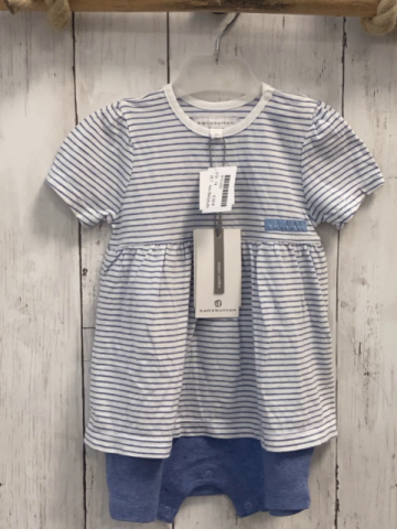 neu Bellybutton  Playsuit  Gr. 74  weiß blaue Streifen + blau 