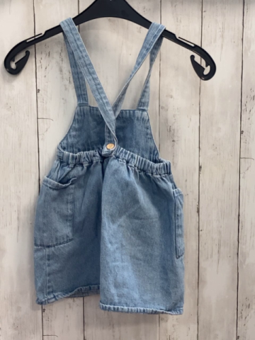 Zara  Trägerrock Gr. 110  blau Jeans 