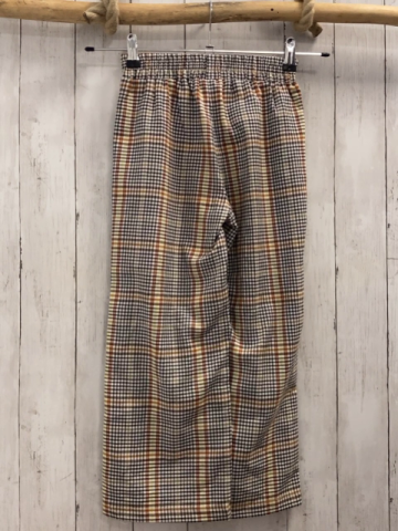 Waikiki  Hose  Gr. 122/128  weiß schwarz hellbraun orange gelb kariert 