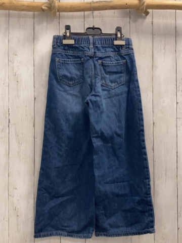 H&M  Hose  Gr. 122  blau jeans orange Nähte Gummiizugbund 