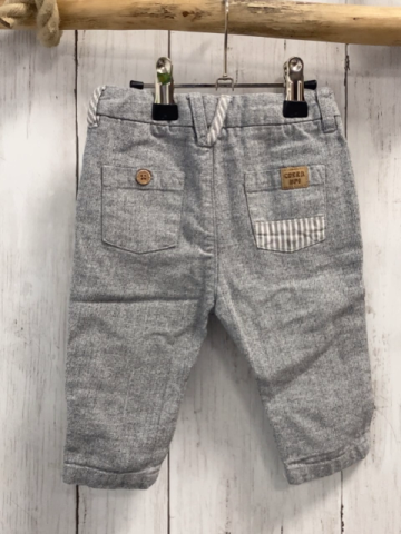 Zara  Hose  Gr. 68  hellgrau Bund verstellbar 