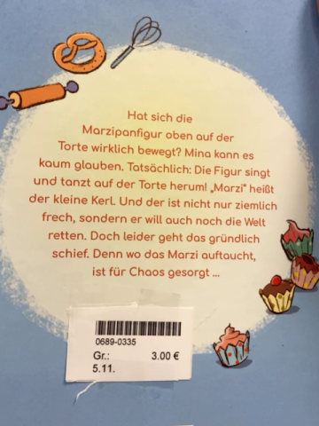   Buch Das Marzi rettet die Tortentiere 