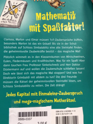   Buch Das magische Mal Chaos in der Zauberschule 