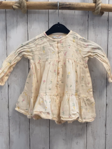 Reserved  Bluse  Gr. 80  creme Blumen Struktur 