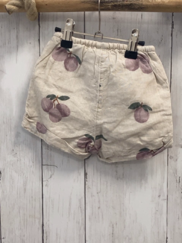 H&M  Shorts  Gr. 86  hellgrau Pflaumen 