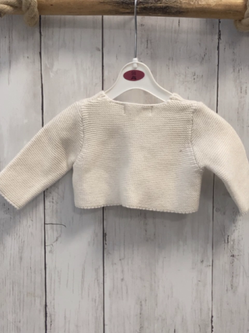 Zara  Strickjacke  Gr. 62  weiß 