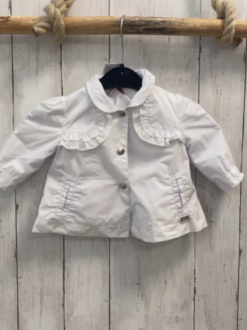 Laura Biagotti  Jacke  Gr. 62  weiß Rüschen 