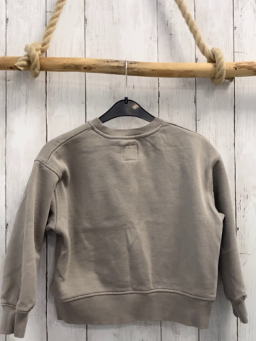 zara Pullover Gr. 128  grau schwarze Schleife