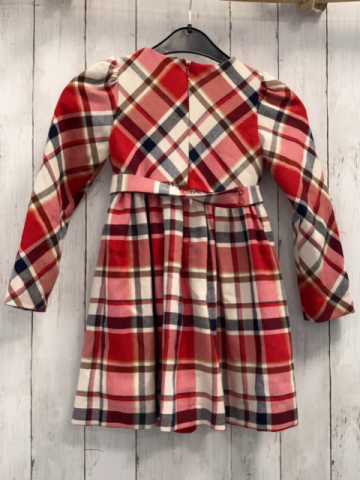 Mayoral Kleid Gr. 122  rot beige grün kariert