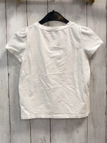 Simonetta  T-Shirt  Gr. 110  weiß bunte Rüschen 