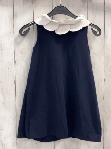 Jacadi  Kleid  Gr. 110  blau weißer Kragen 