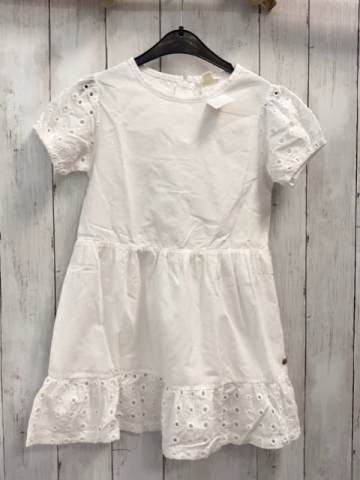 Esprit  Kleid  Gr. 116  weiß Lochstickerei 